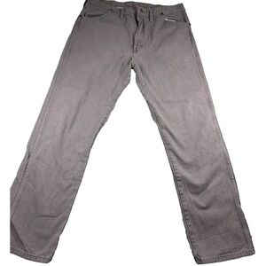 Vtg Wrangler 13MWZCG Jeans 38x32 Gray Made USA Scovill Zipper Cowboy Cut